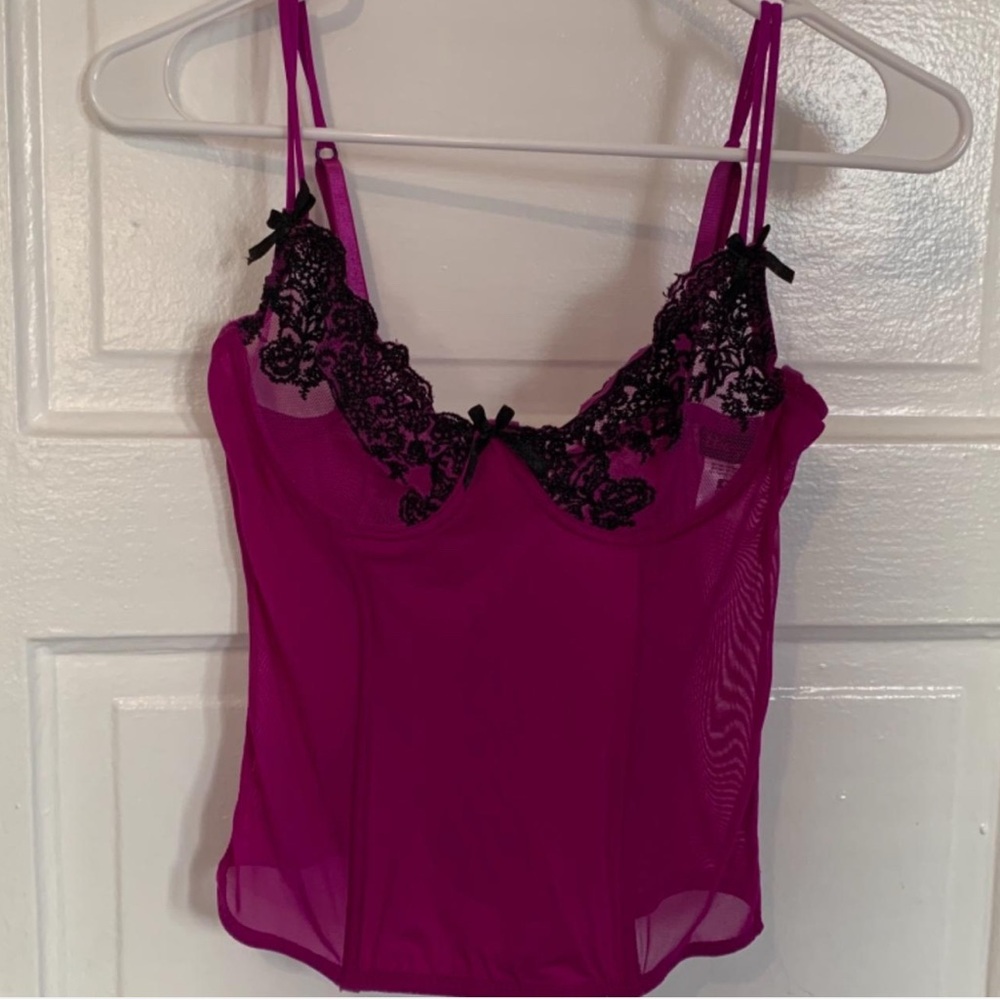 Dreamgirl Purple Lace Camisole